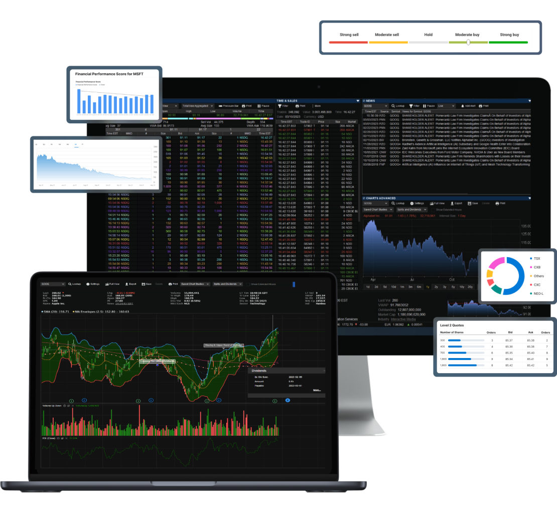 A bright radial glow background applied for the hero section design