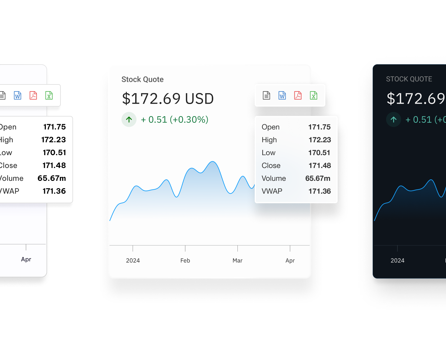 A visual of animated floating icons over an interface background