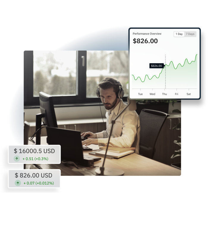 A comprehensive fund analysis showing performance charts, ratios, and volatility metrics