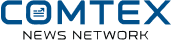 The company logo of Comtex News Network, which displays bold blue text and stacked icon