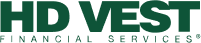 The company logo of HD Vest Financial Services showcasing bold green uppercase branding