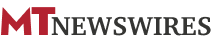 The company logo of MT Newswires featuring bold red and black financial news branding