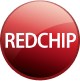 The company logo of RedChip featuring a shiny red sphere and white wordmark representing investor relations in the micro-cap space