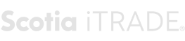 The company logo of Scotia iTRADE featuring red wordmark representing Scotiabank’s online trading platform