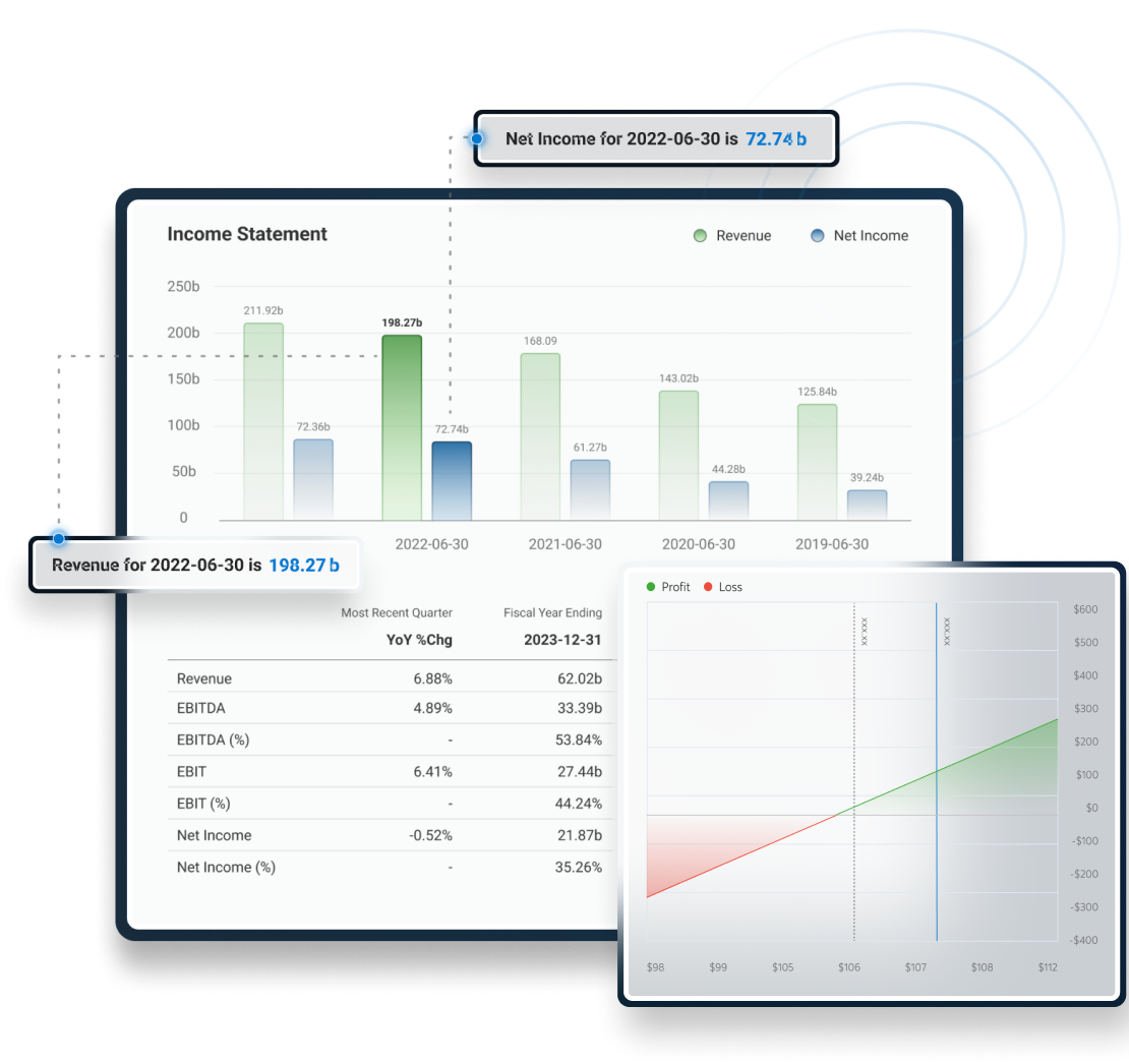 A dynamic background grid in a hero banner with a bold headline introducing the platform