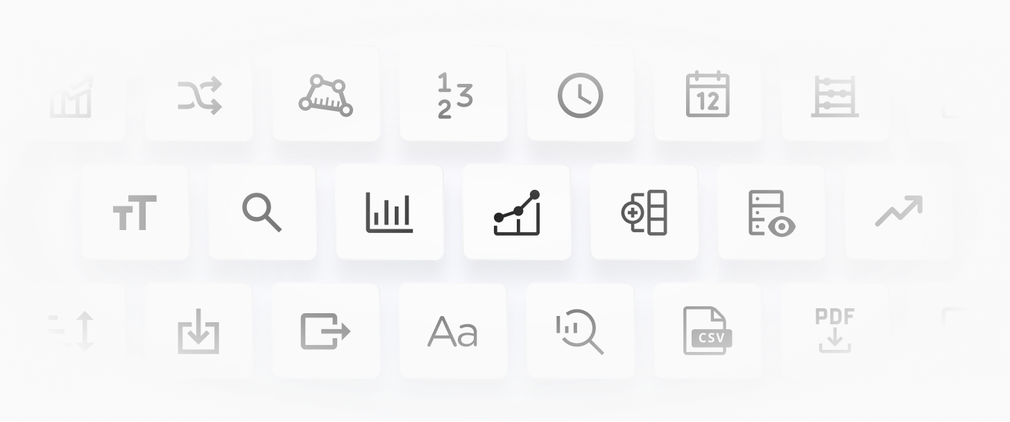 A layout of a mobile displaying streamlined financial data, including performance scores, indicators, and price movements